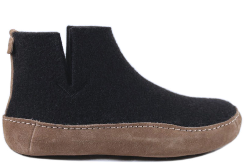 NEW FEET SORT FILTET ULD HJEMMESKO