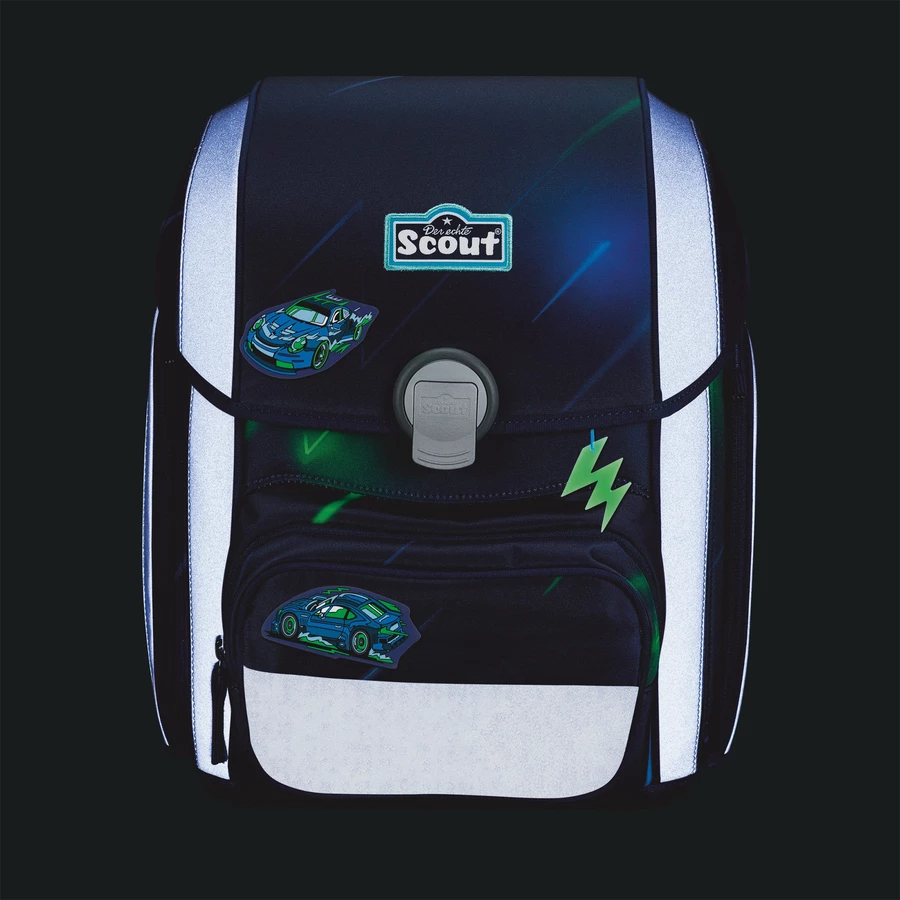 Scout Genius Exklusiv Superflash - Schulranzen Set 4tlg. City Lights