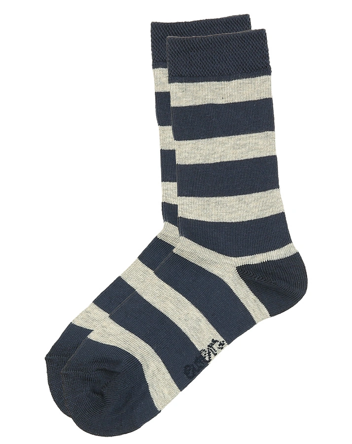 Socken FUßBALL & RINGEL 6er-Pack in grau/navy