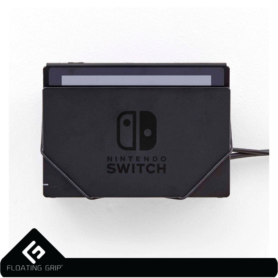 FLOATING GRIP® beslag til Nintendo Switch Dock, Sort