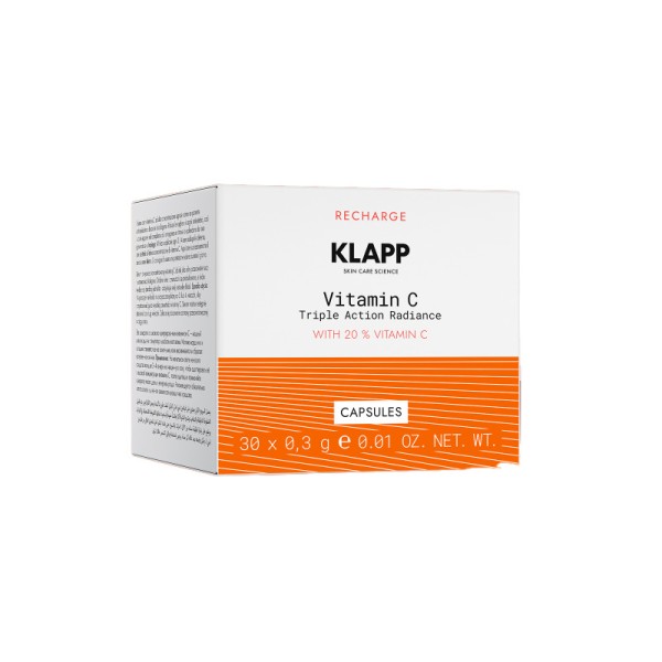 Klapp Vitamin C Triple Action Radiance 20% Capsules 30x0,3g
