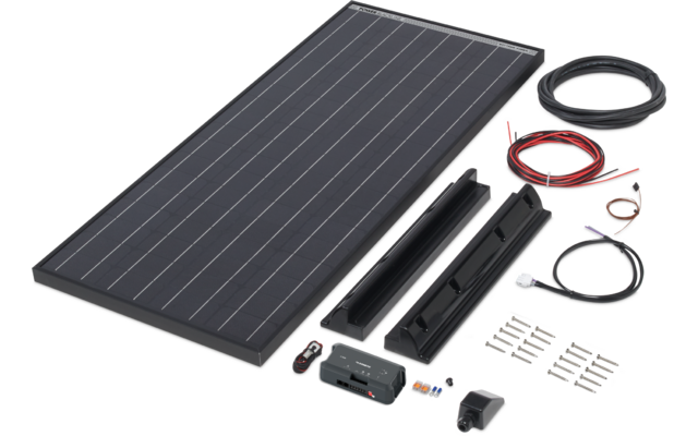 Büttner Elektronik Solar-Komplettanlage Power Blackline Solar Kit