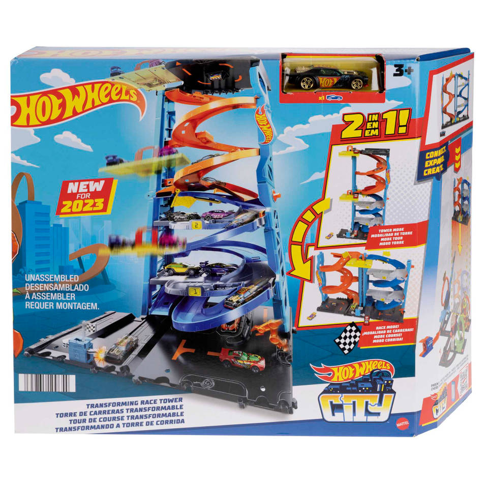 Hot Wheels City transformerende racetoren