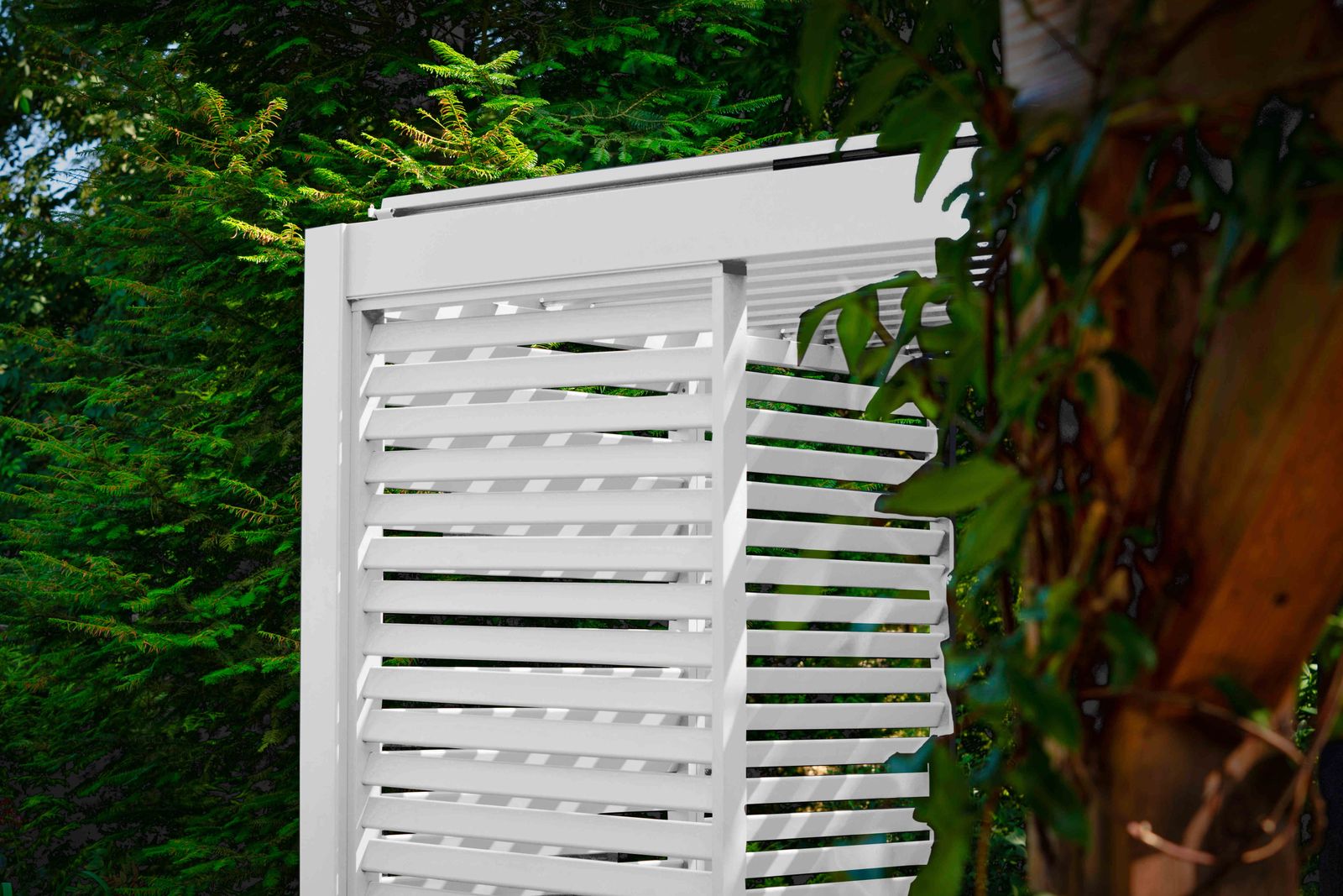 Orion 360 cm kant Louvre Shutter Paneel - White