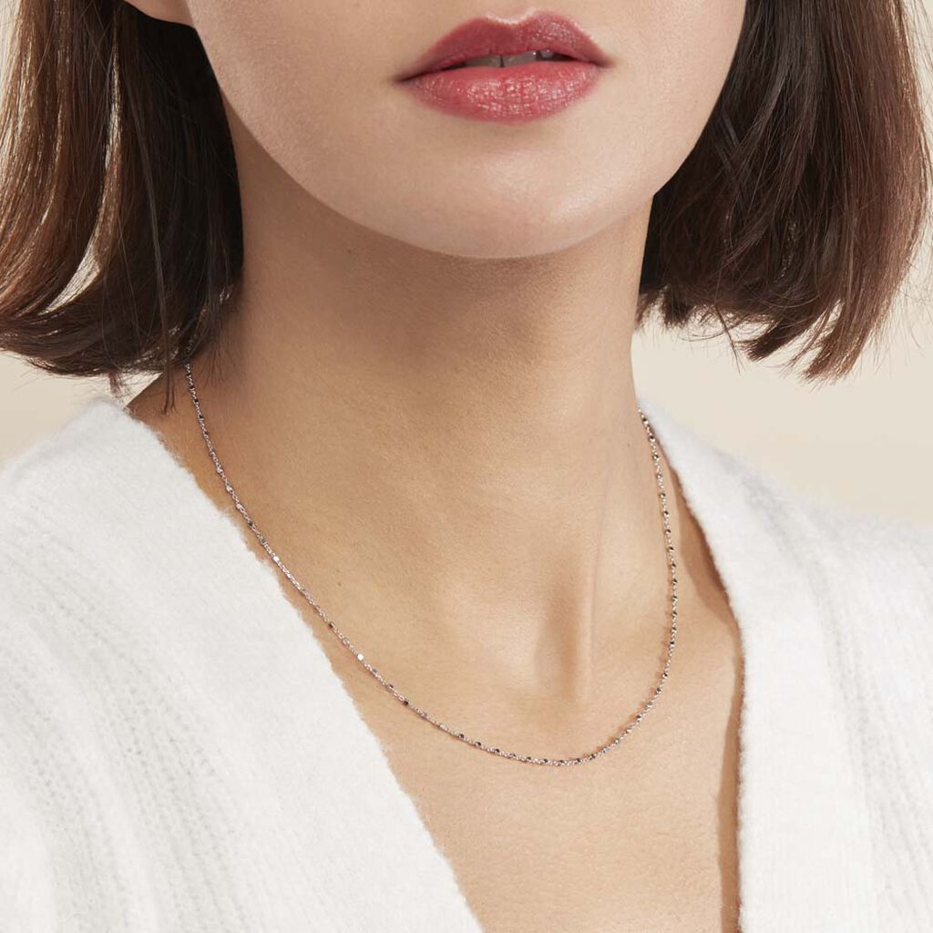 Collier Danael Argent Blanc