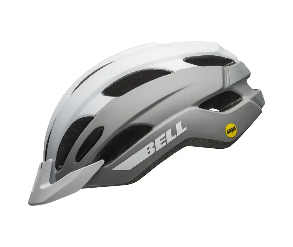 Bell Trace MIPS MTB Mat Wit/Zilver