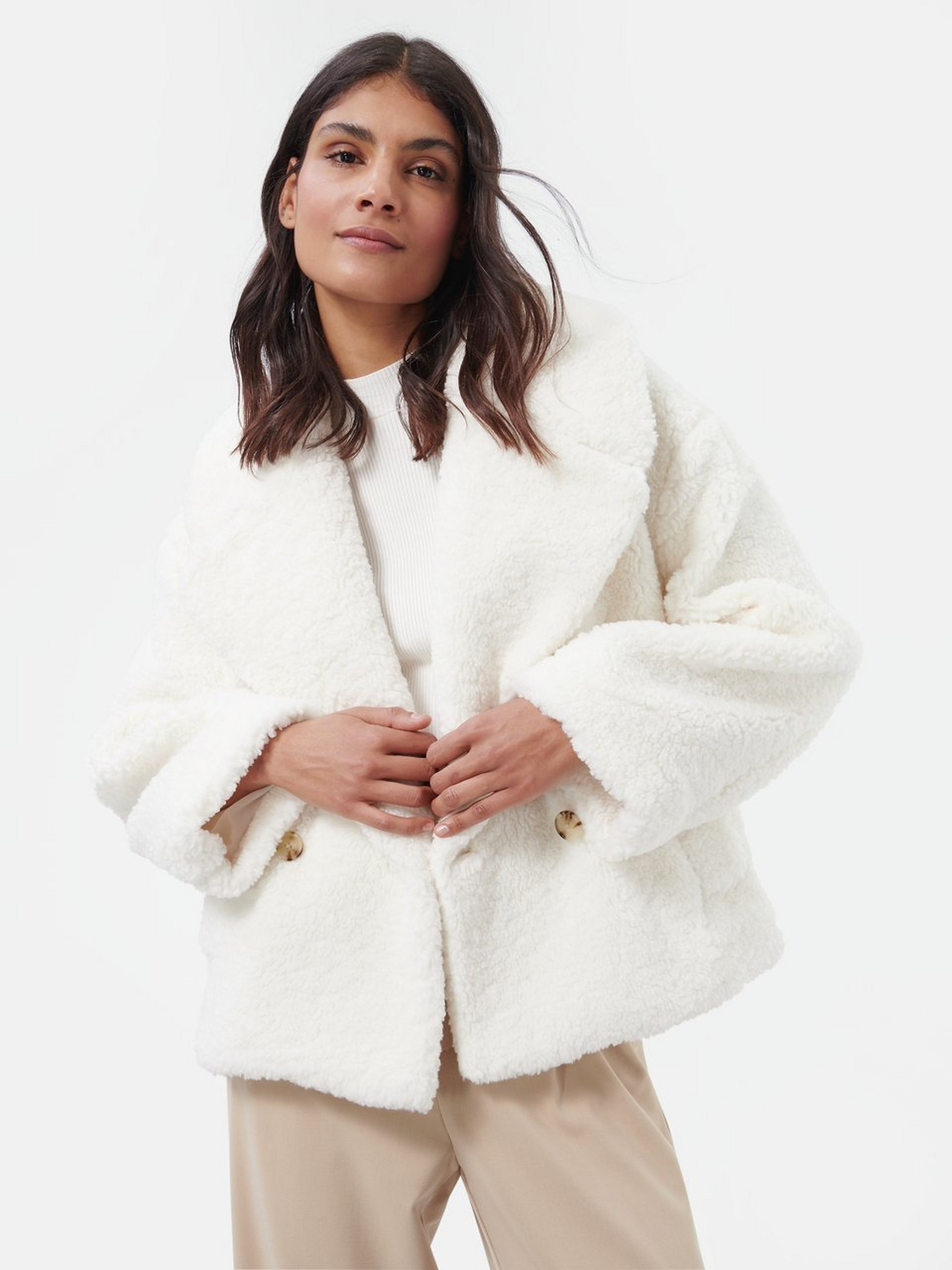 Plüschjacke 