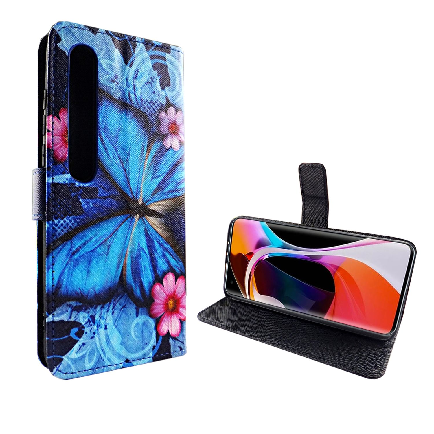Handyhülle für Xiaomi Mi 10 Case Cover Schutztasche Schutzhülle Bookstyle Neu