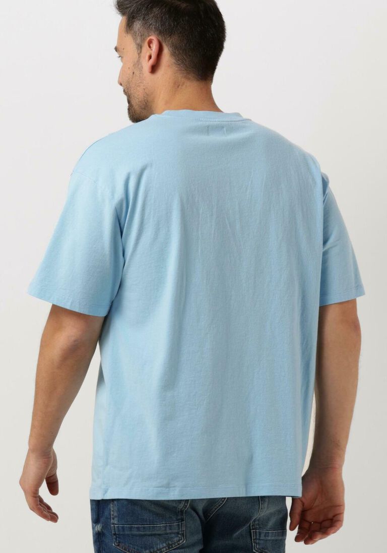EDWIN lichtblauwe edwin t-shirt sunset on mt fuji ts single jersey