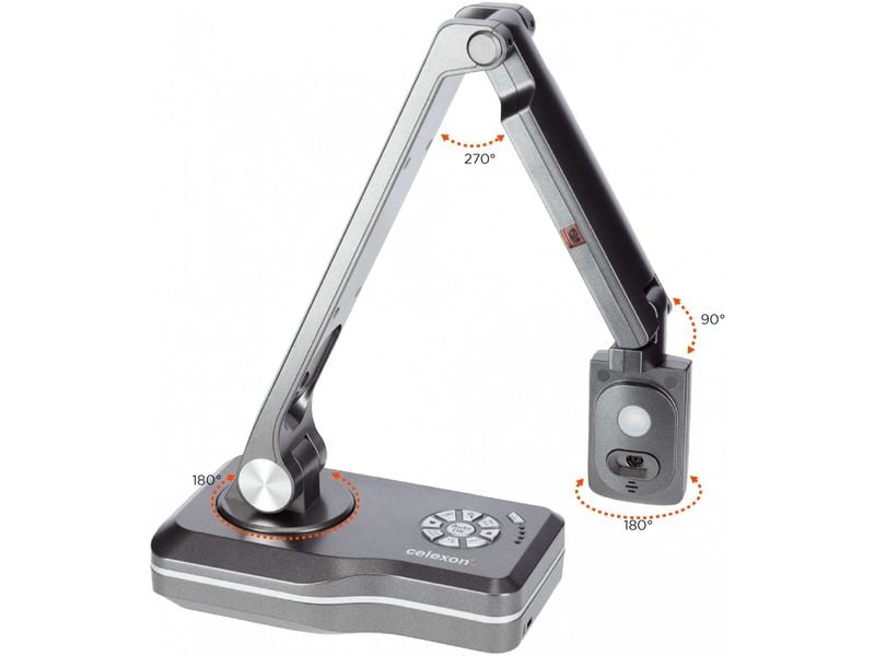 Celexon Dokumentenkamera DK800 8MP Dokumentenkamera mit Full HD-Auflösung