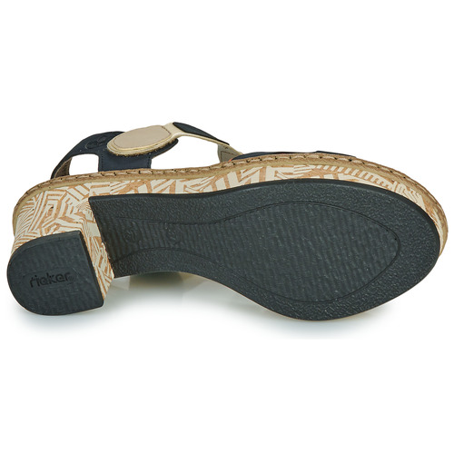Rieker -  - Marine / Orange / Beige