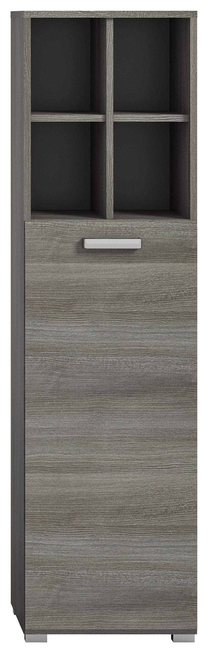 Hochschrank Silver grau B/H/T 40x146x33 cm