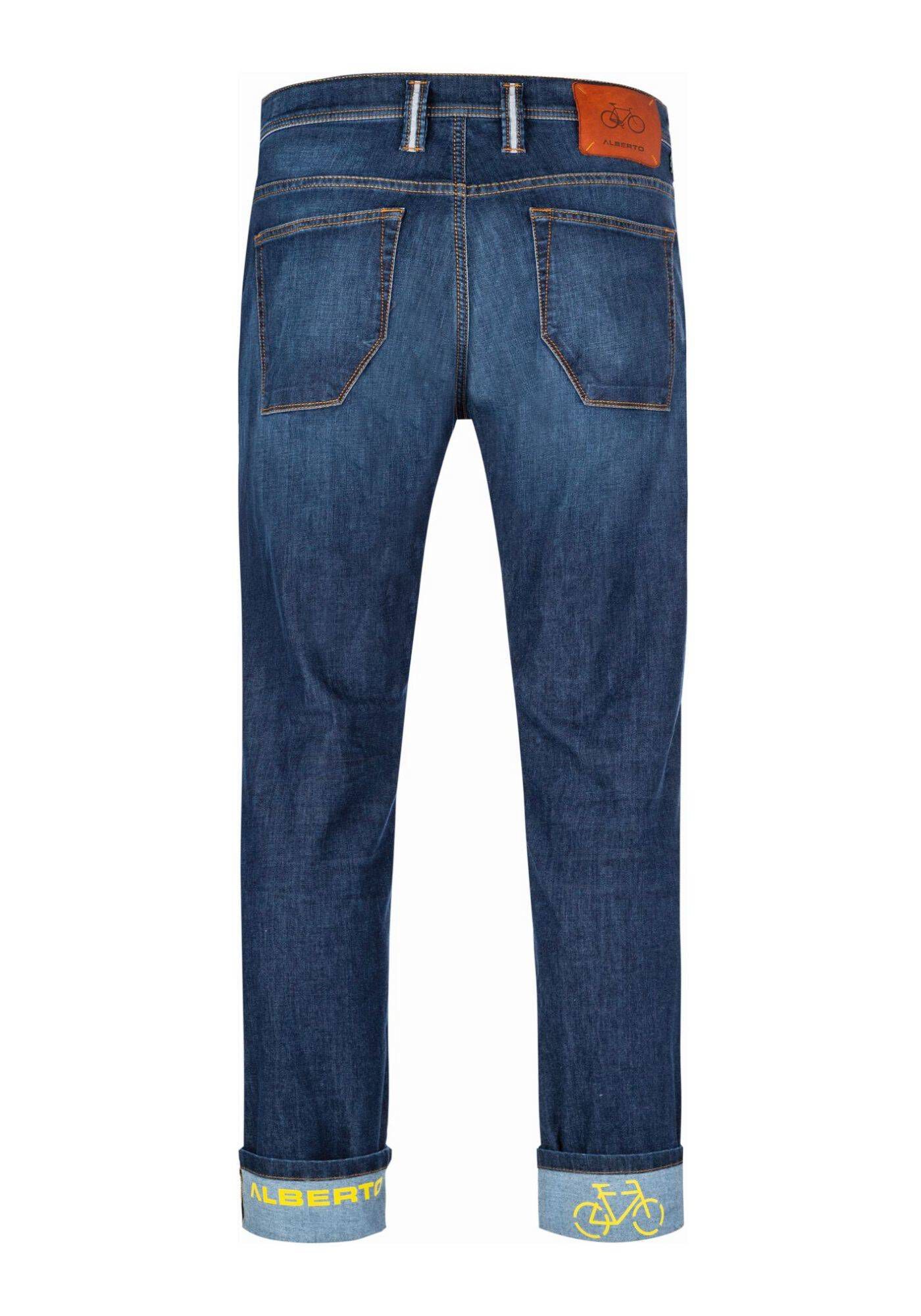 Alberto Bike| Herren Fahrrad-Jeans SPEED Stretch Coolmax® Slim Fit