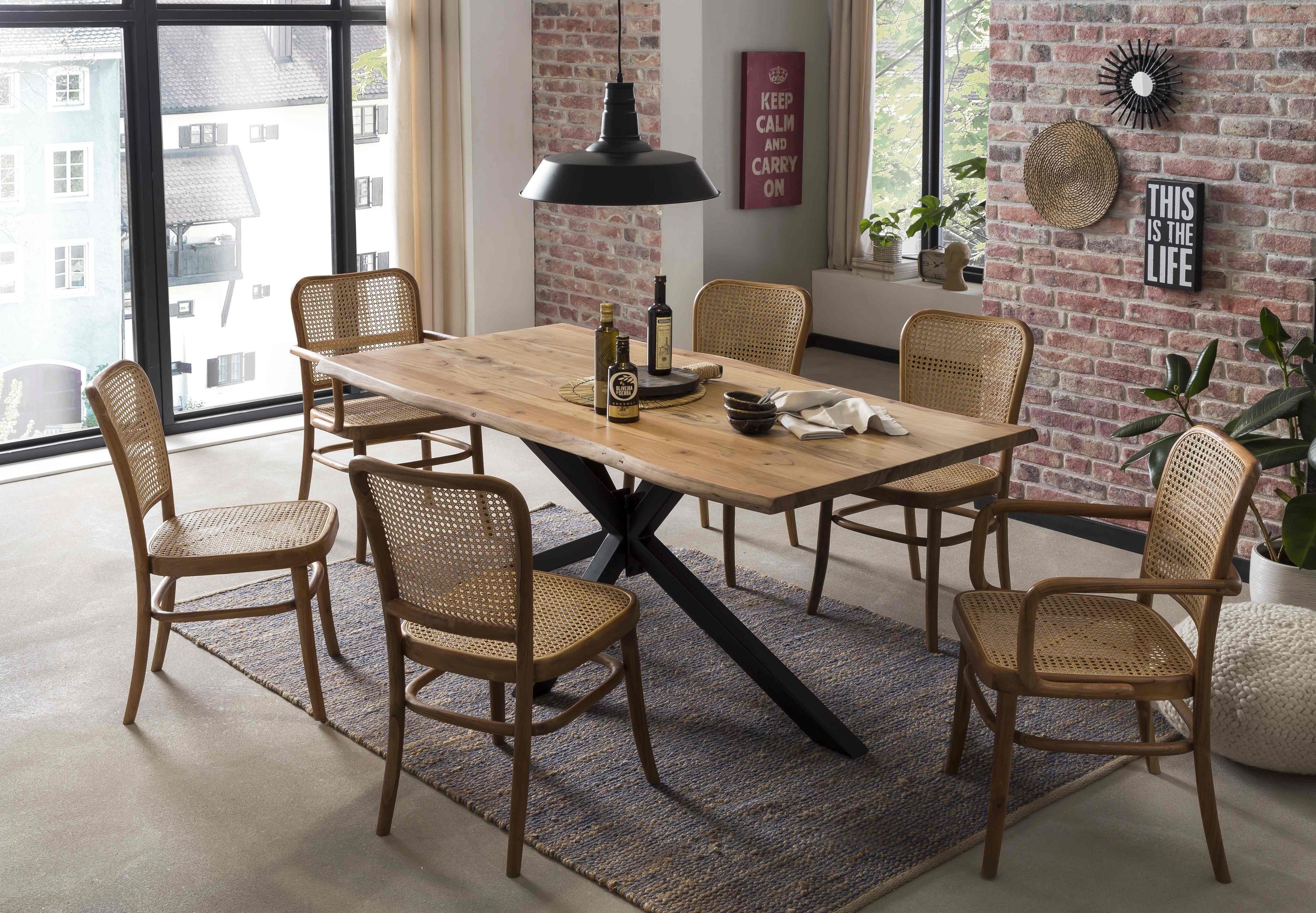 Tischplatte 160x85 Akazie Esstisch Schreibtisch DIY Tisch Zubehör Küchentisch