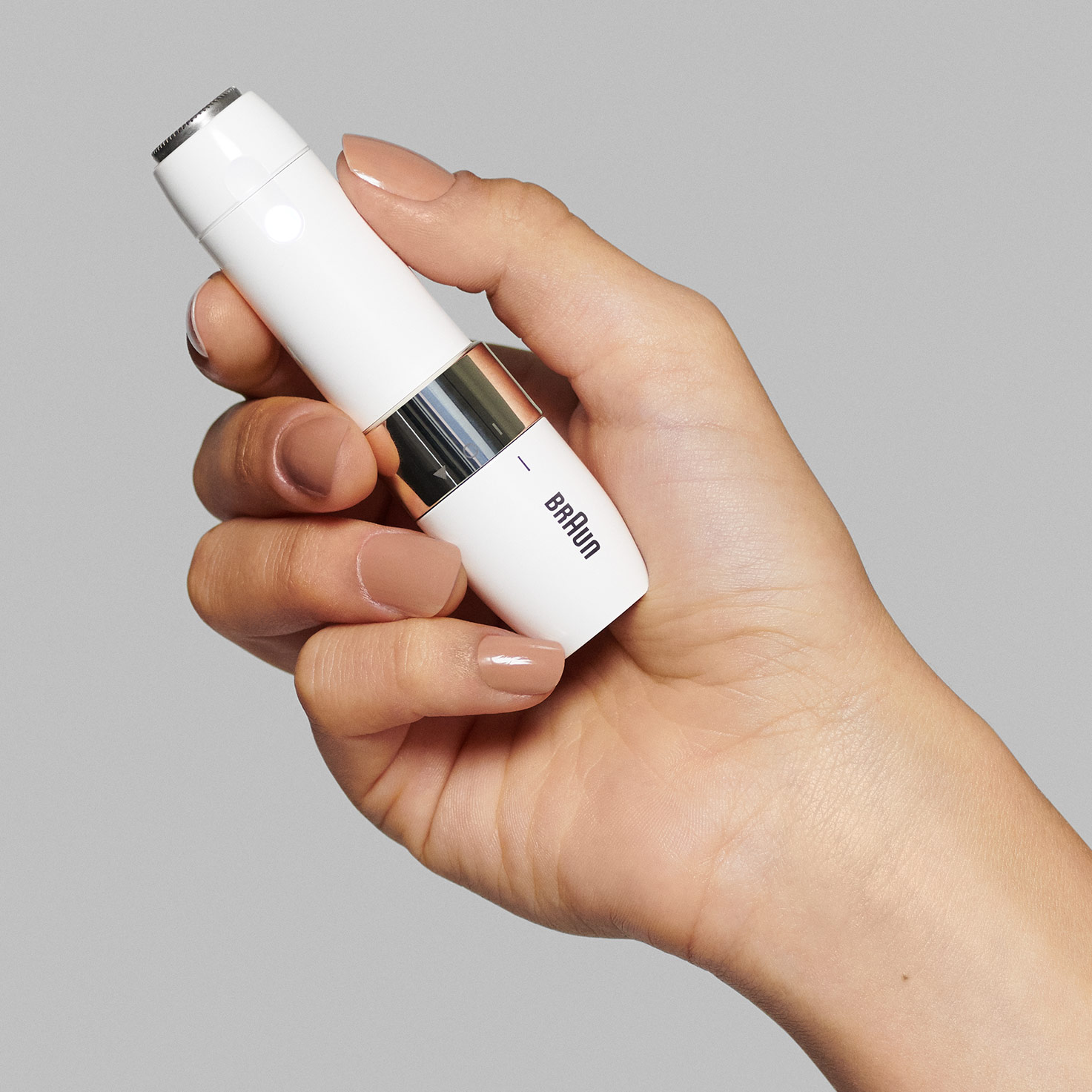 Face Mini Hair Remover FS1000 met Smartlight, wit