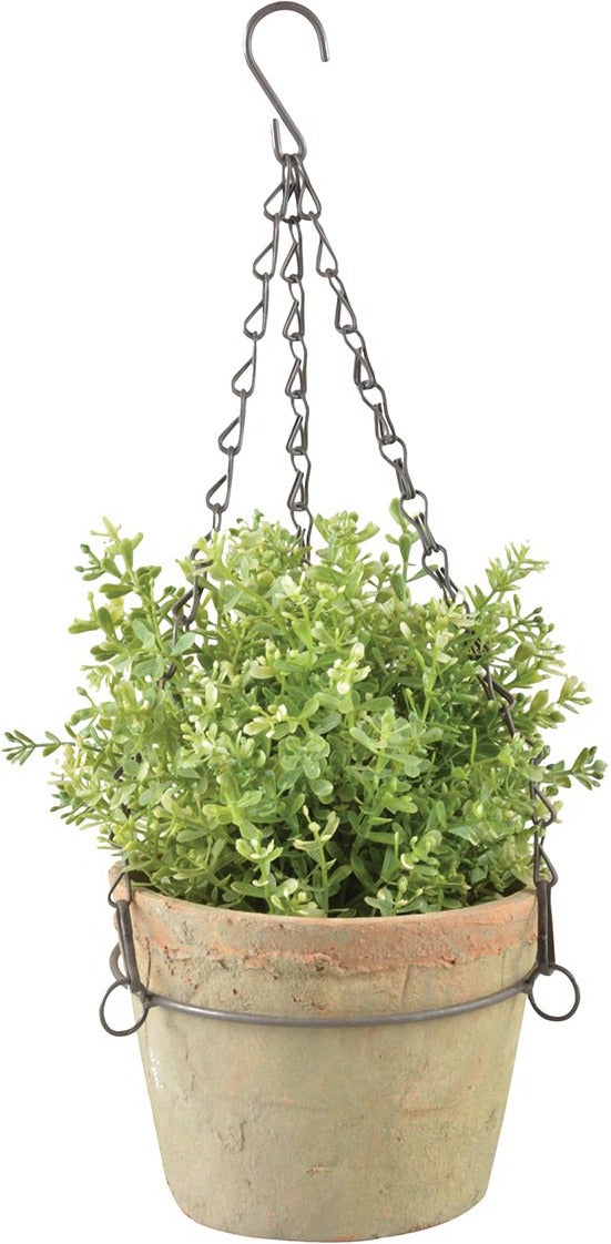 Esschert Design hangpot Monica terracotta 16,3 x 16,9 x 12 cm