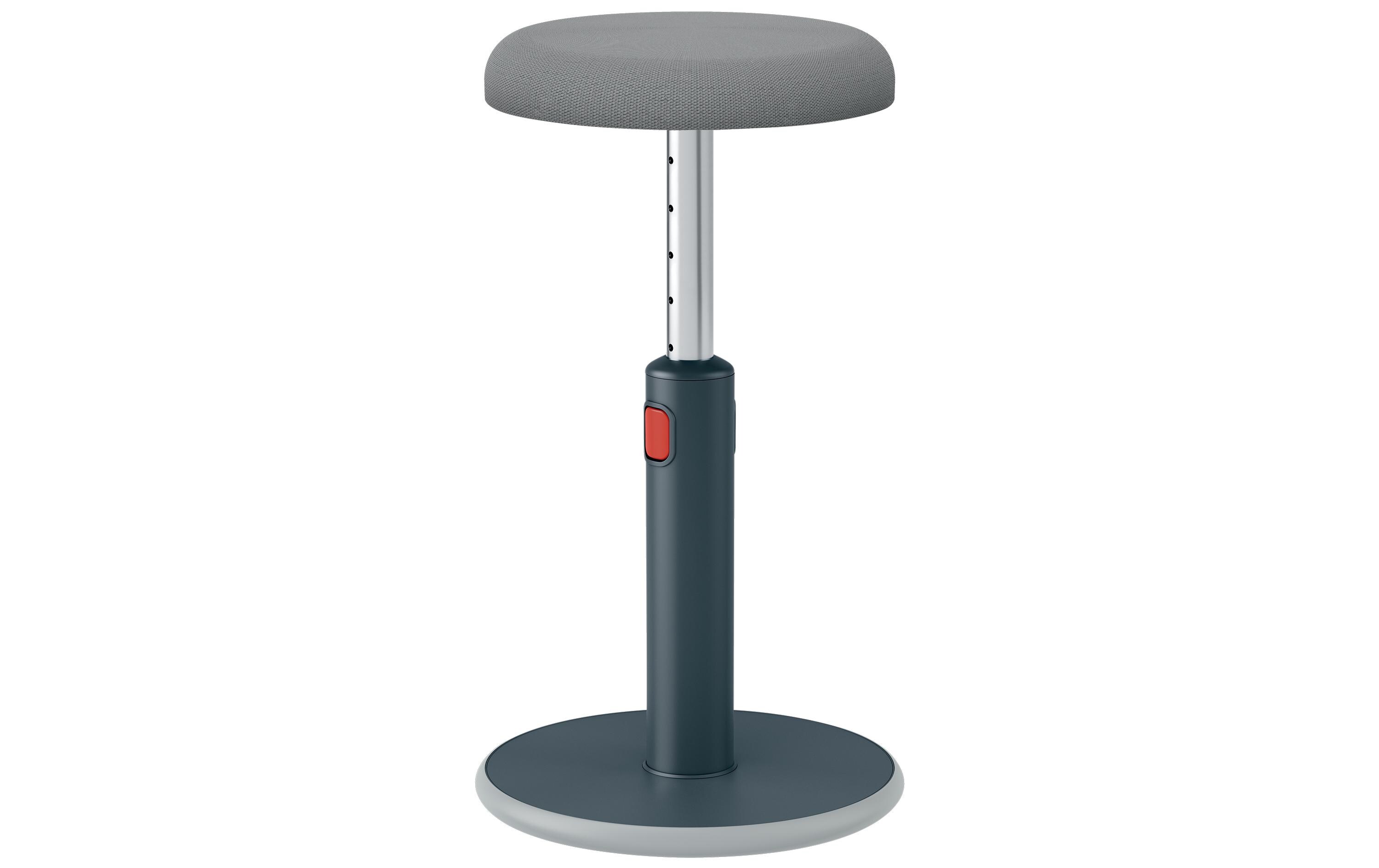 Ergo Cosy Active Sitz und Stehhocker Grau<br>Höhenverstellbarer, ergonomischer Hocker zum Sitzen und Stehen für eine verbesserte Muskelaktivität und bessere Körperhaltung