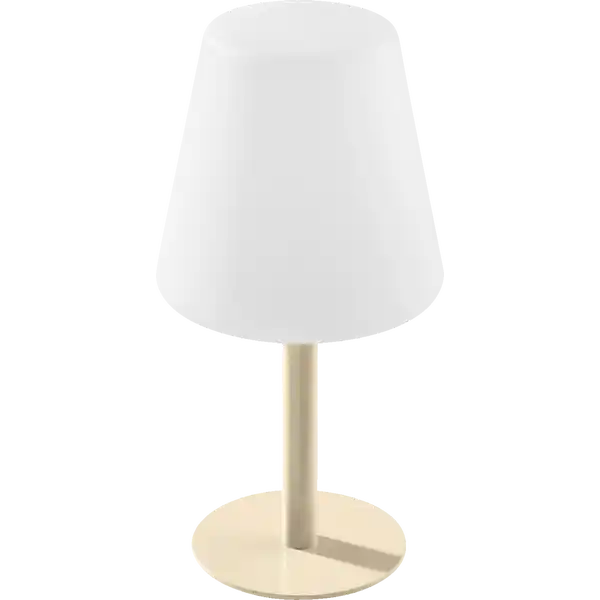 Akku-Outdoor-Tischleuchte beige