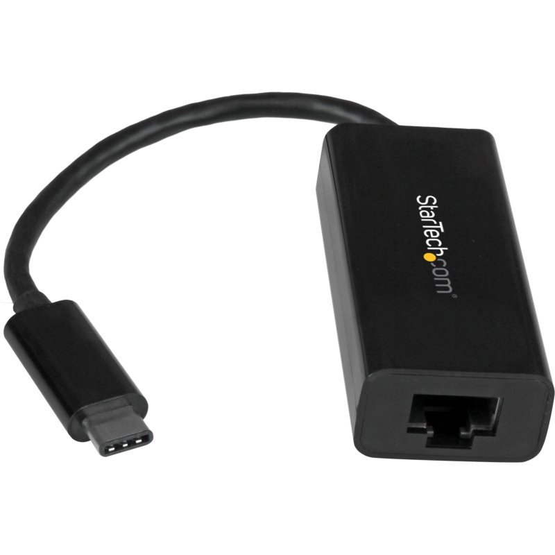 StarTech.com Adaptateur USB C vers Gigabit Ethernet - Noir - Adaptateur Réseau LAN USB 3.0 vers RJ45 - USB Type C vers Ethernet