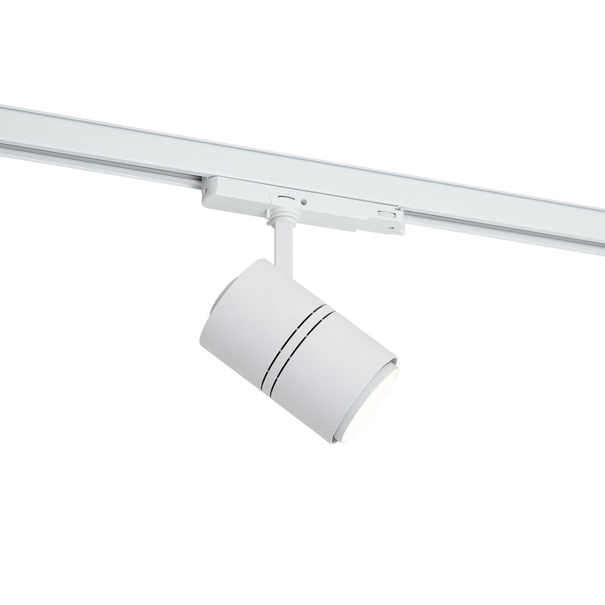 Moderne railspot wit voor 3-fase rail incl. LED - 3-Phase Ruler