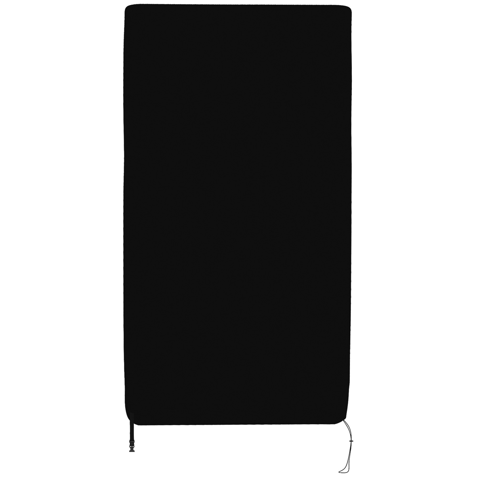 SPORTNOW Tischtennisplatte Abdeckung mit Reißverschluss schwarz 275L x 153B x 5H cm