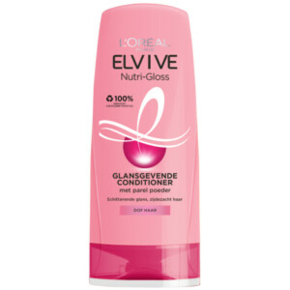 L'Oréal Elvive Nutri-Gloss – shampoo 3x 250 ml & Conditioner 3x 200 ml – Pakket