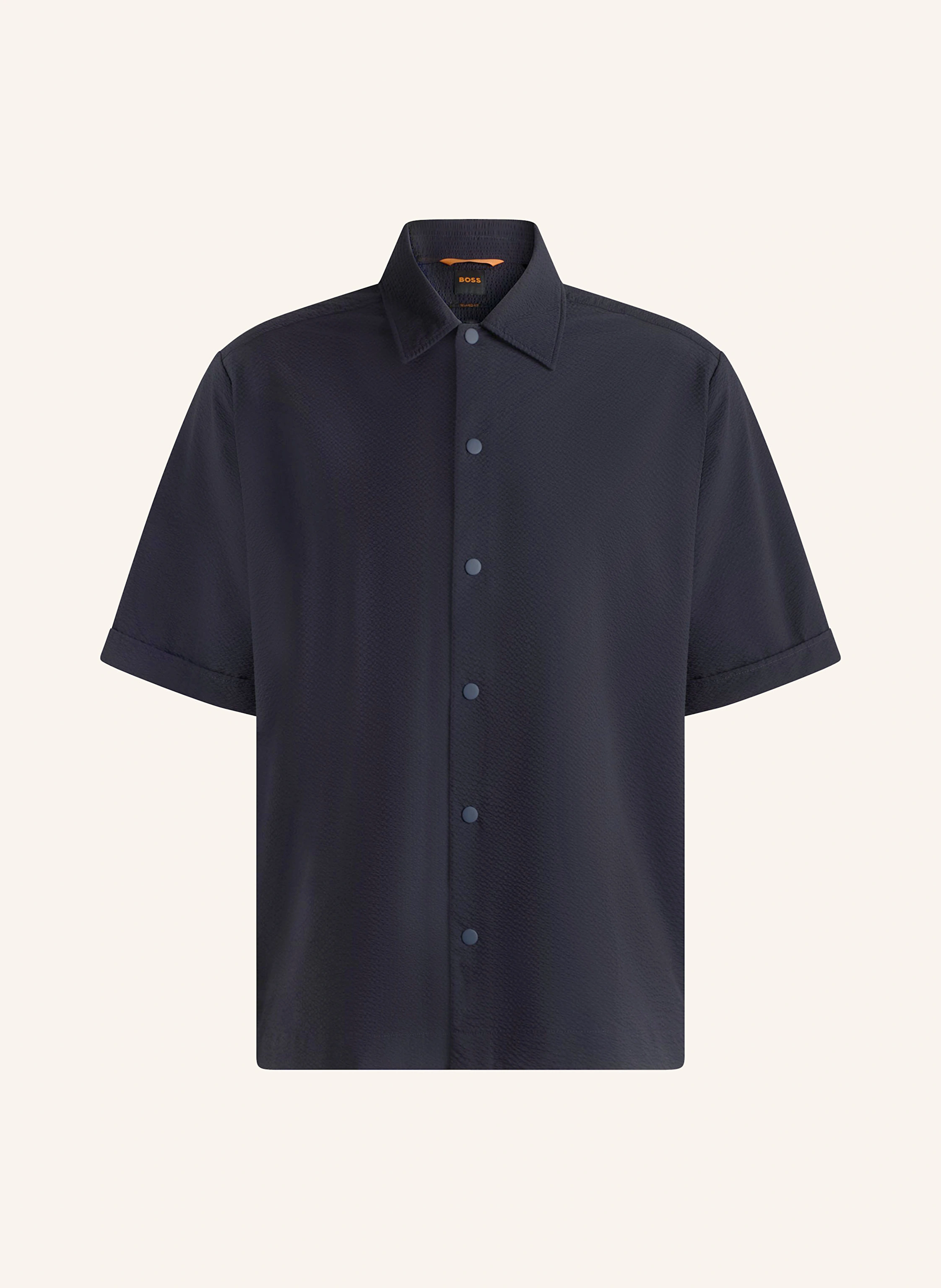 BOSS Kurzarm-Hemd LAPOULLY Relaxed Fit