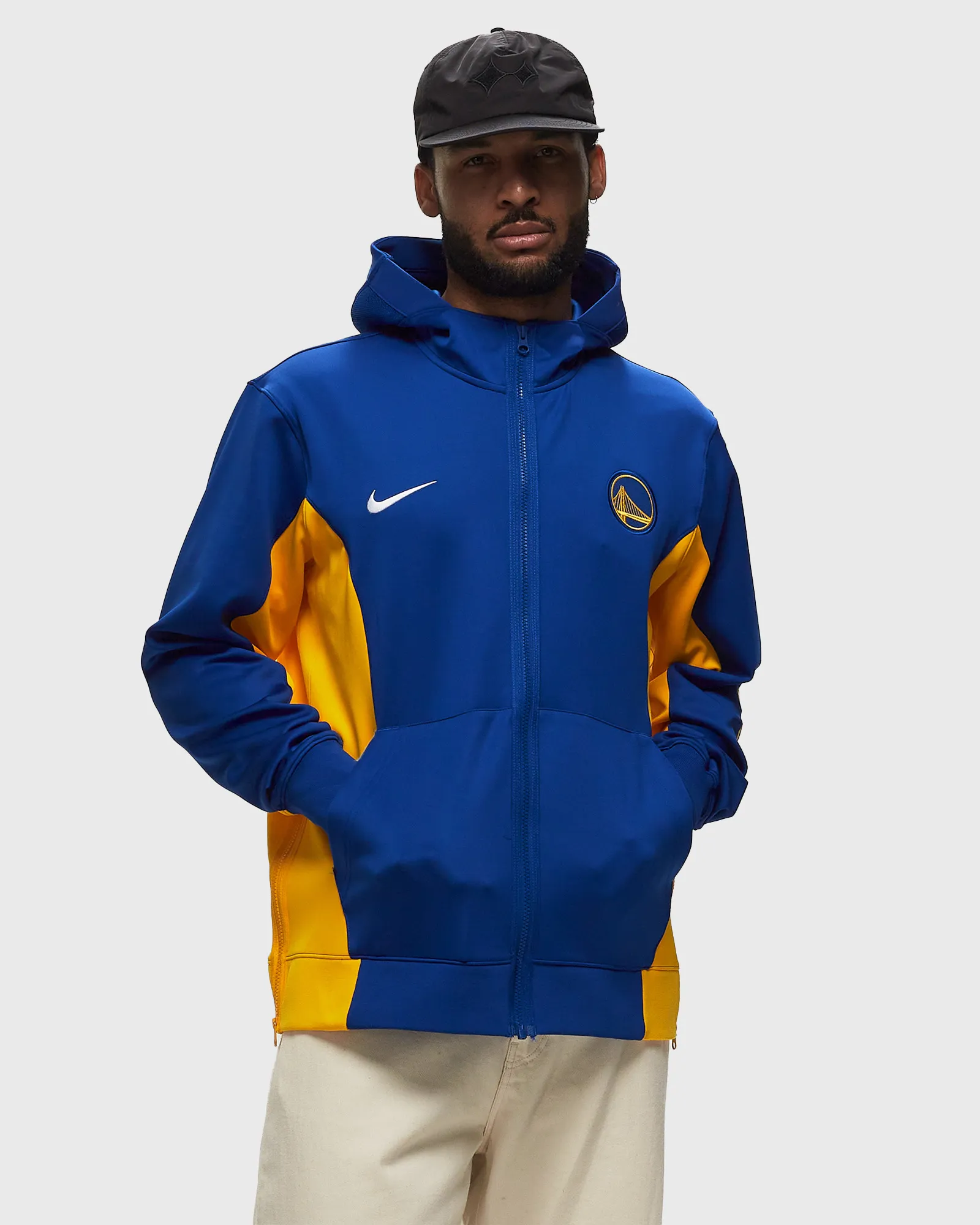 Nike Golden State Warriors Showtime Men's Nike Dri-FIT NBA Full-Zip Hoodie