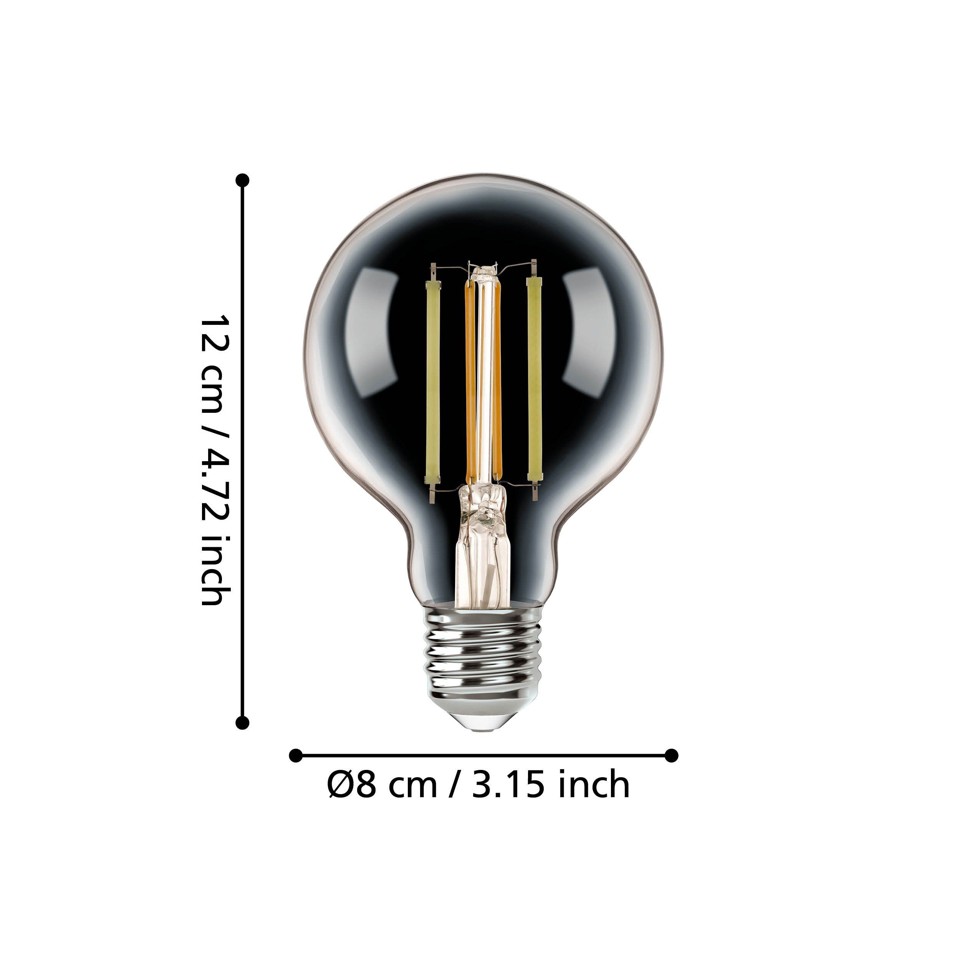 EGLO - E27 G80, klar - TW - Zigbee, Bluetooth