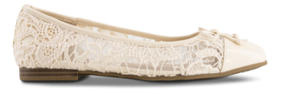 Marco Tozzi Mesh Ballerina Beige 2-82102-46 402