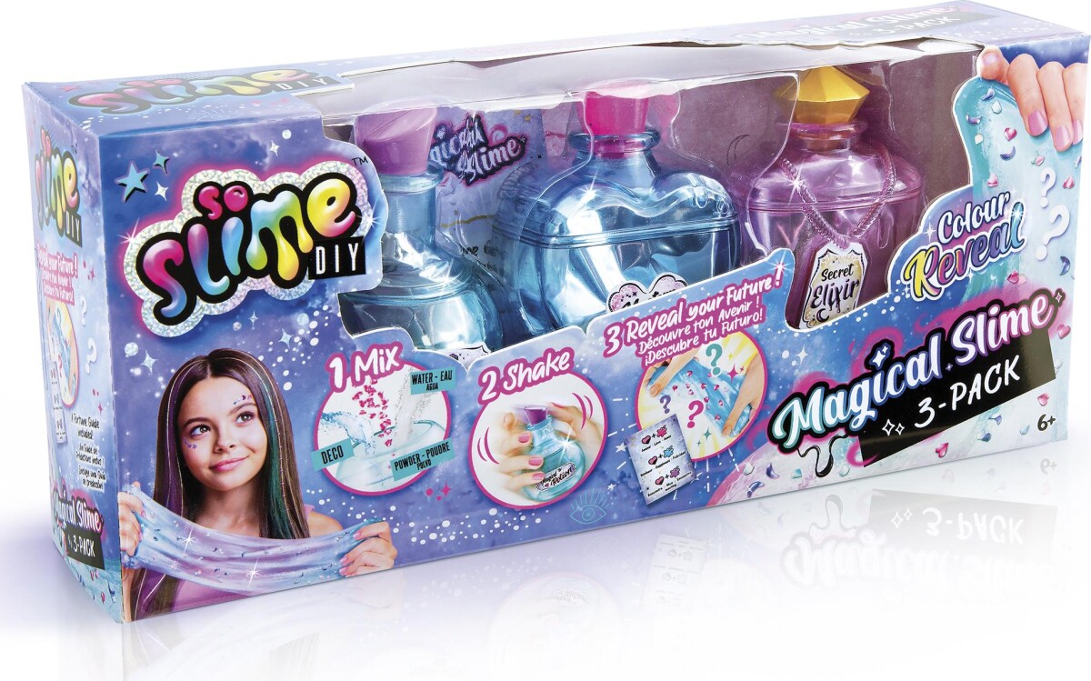 So Slime Diy - Magical Slime - Fortune Reveal Slim Sæt - 3-Pak