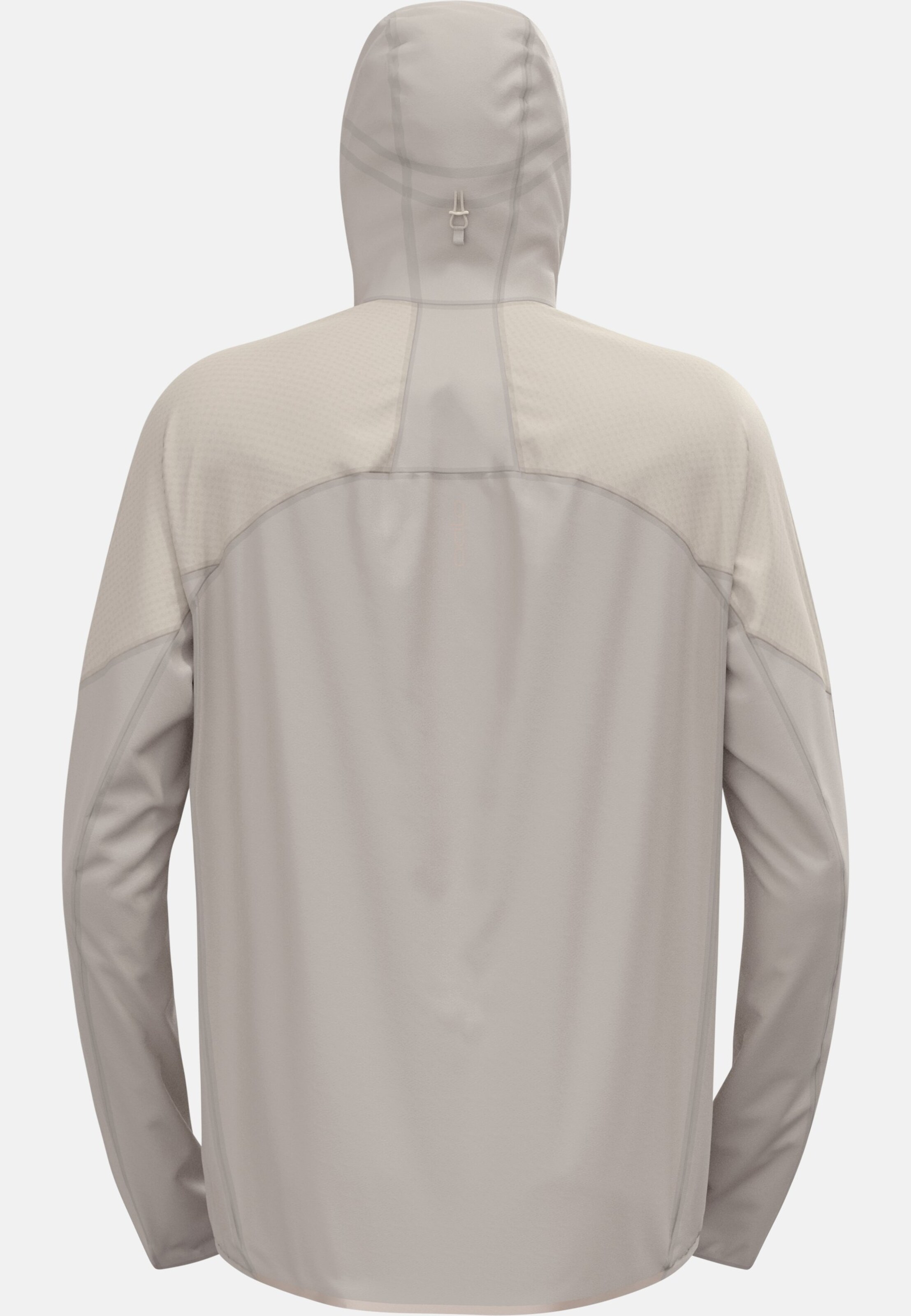 Isolierte und wasserdichte Dual Dry Performance Knit Laufjacke in silver cloud
