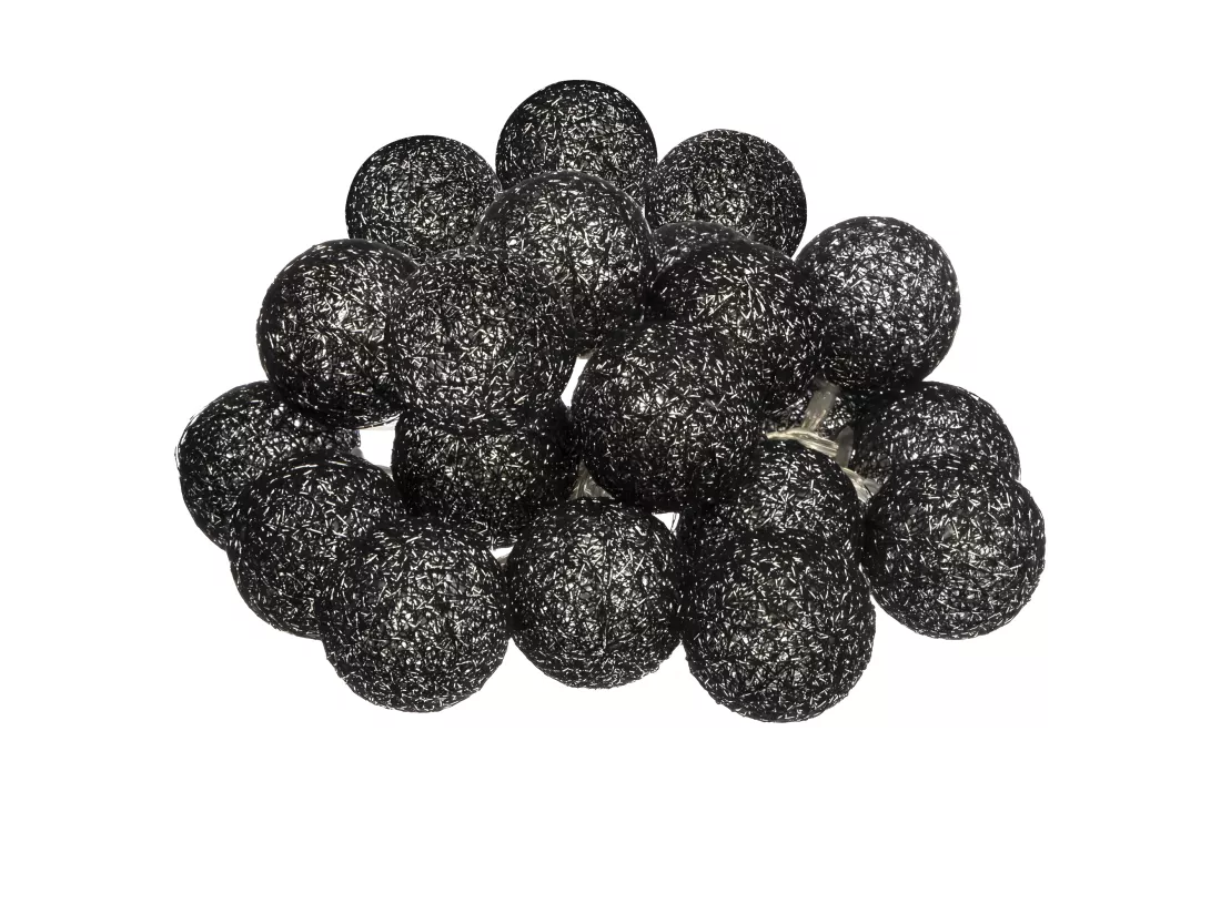Guirlande Led Secteur 20 Boules D6cm - ATMOSPHERA
