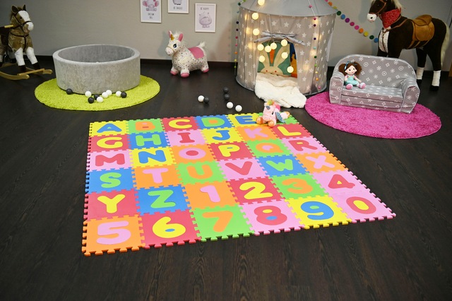 Knorrtoys® Puzzle »Zahlen und Buchstaben« Puzzlematte, Bodenpuzzle