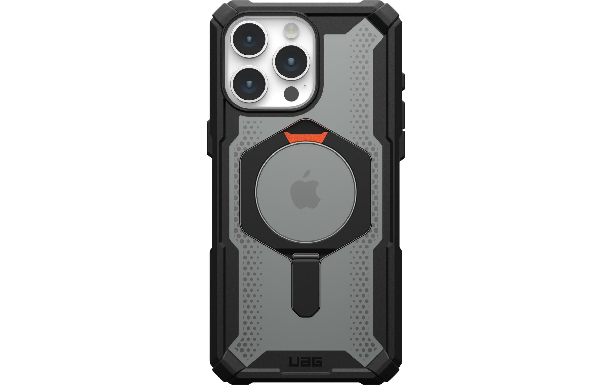Back Cover Plasma Case iPhone 15 Pro Max Schwarz/OrangeSchutzhülle für das Apple iPhone 15 Pro Max