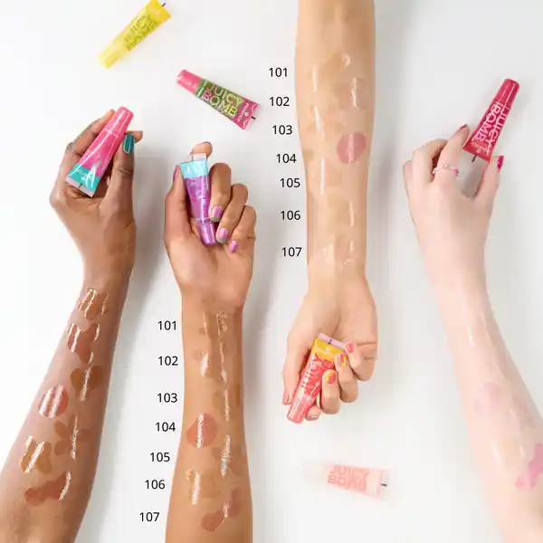 JUICY BOMB shiny lipgloss 106 Mellow Mango