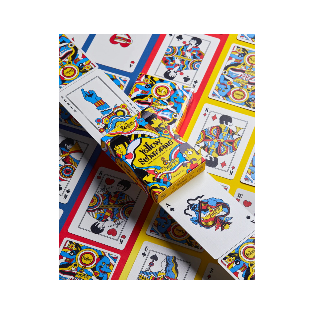 Cartes Bicycle Theory 11 - The Beatles : Yellow Submarine