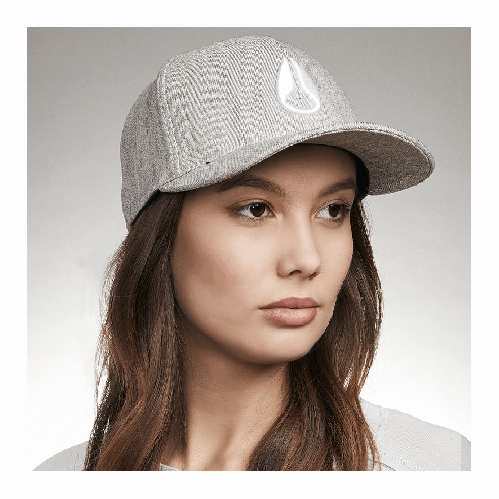 Nixon DEEP DOWN - Casquette heather gray/white