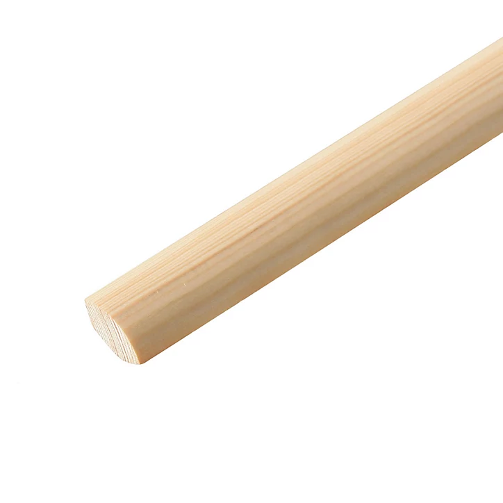 Quart de rond raboté pin 12 x 12 mm L.2,4 m