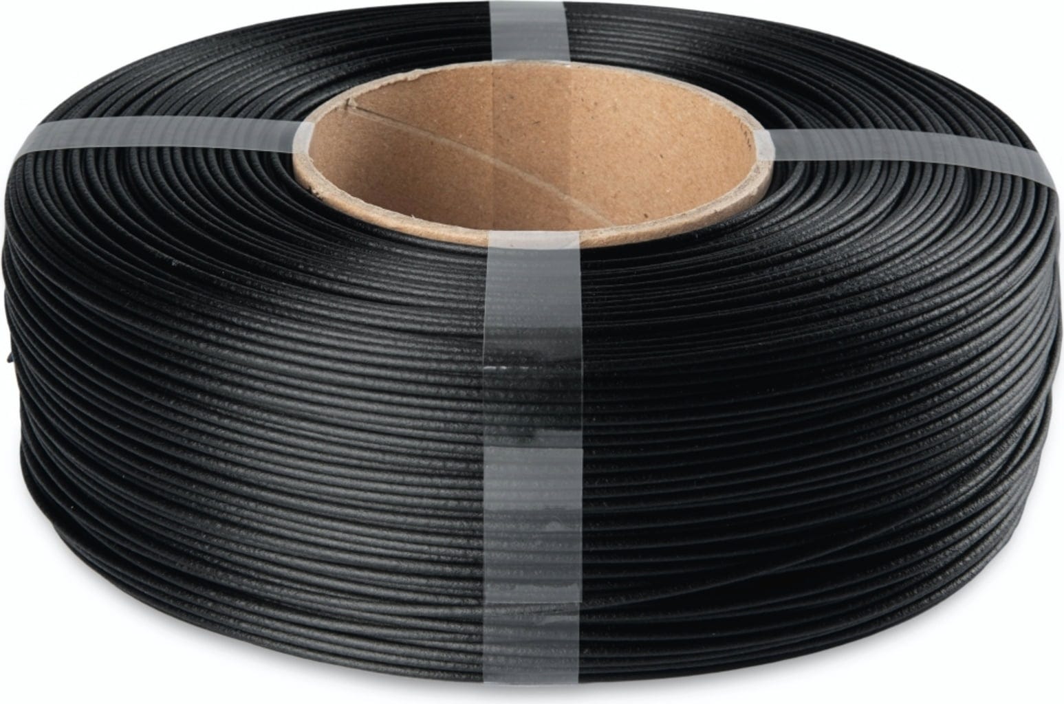 The Filament  ReFill PETG CF Black, 1,75 mm / 1000 g    Mit 3 % Kohlefasern verstärktes PETG ohne Spule in Black