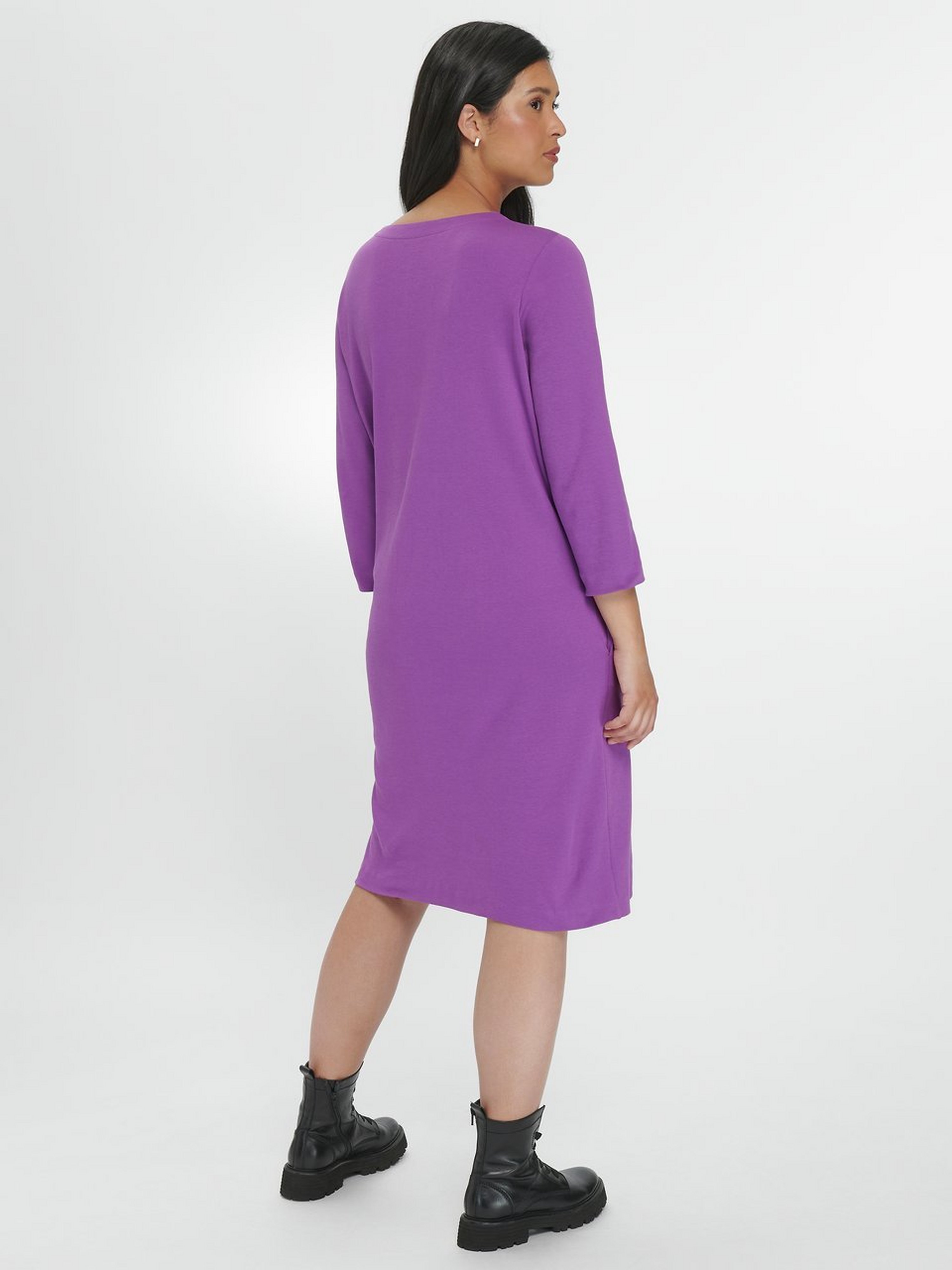 Jersey-Kleid mit 3/4-Arm