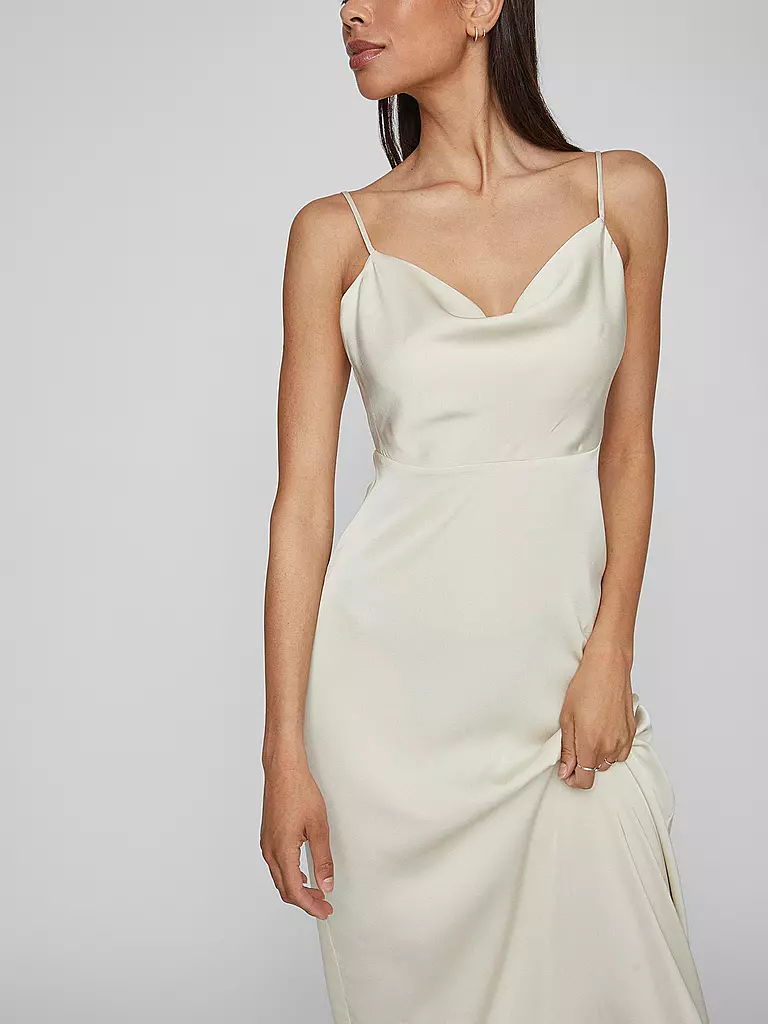 VILA Abendkleid VIRAVENNA  creme