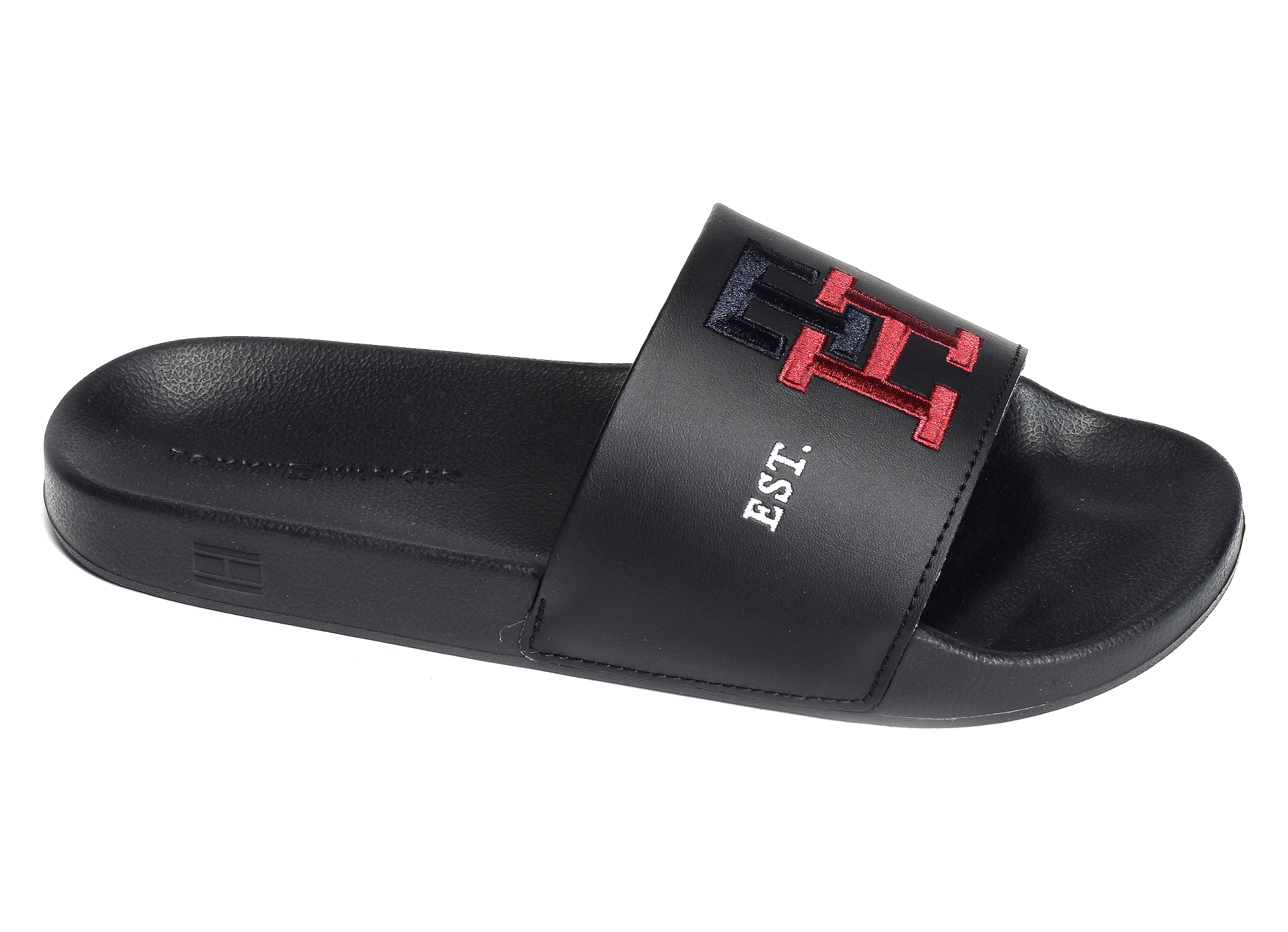Th embroidery pool slide 4465 noir