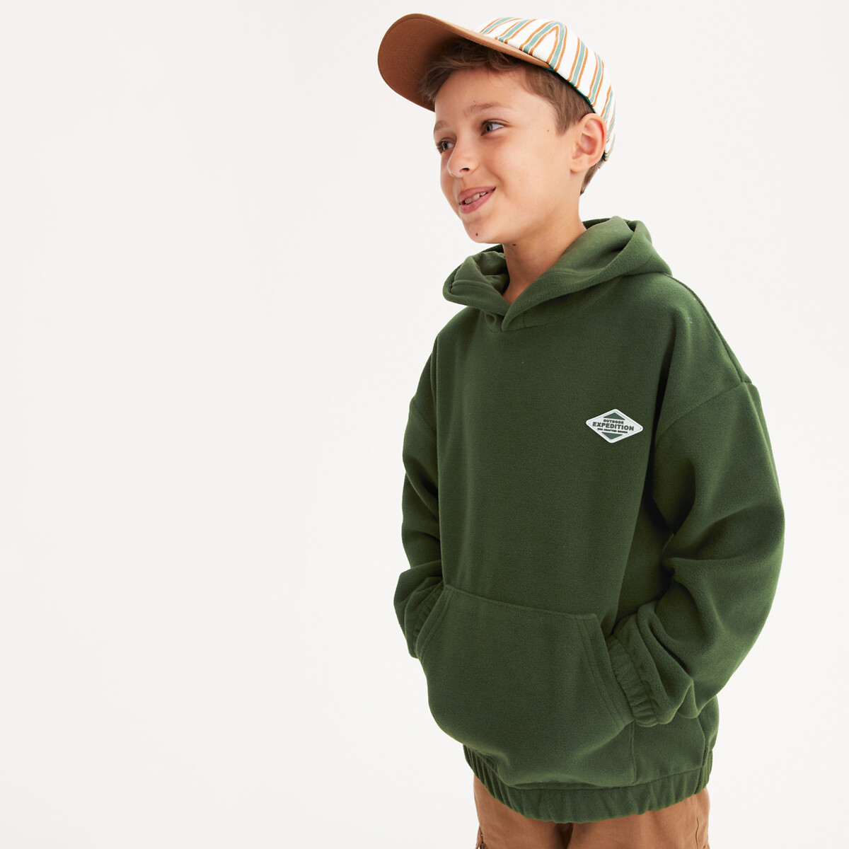 COLEÇÕES LA REDOUTE<br>Moletom oversized em fleece