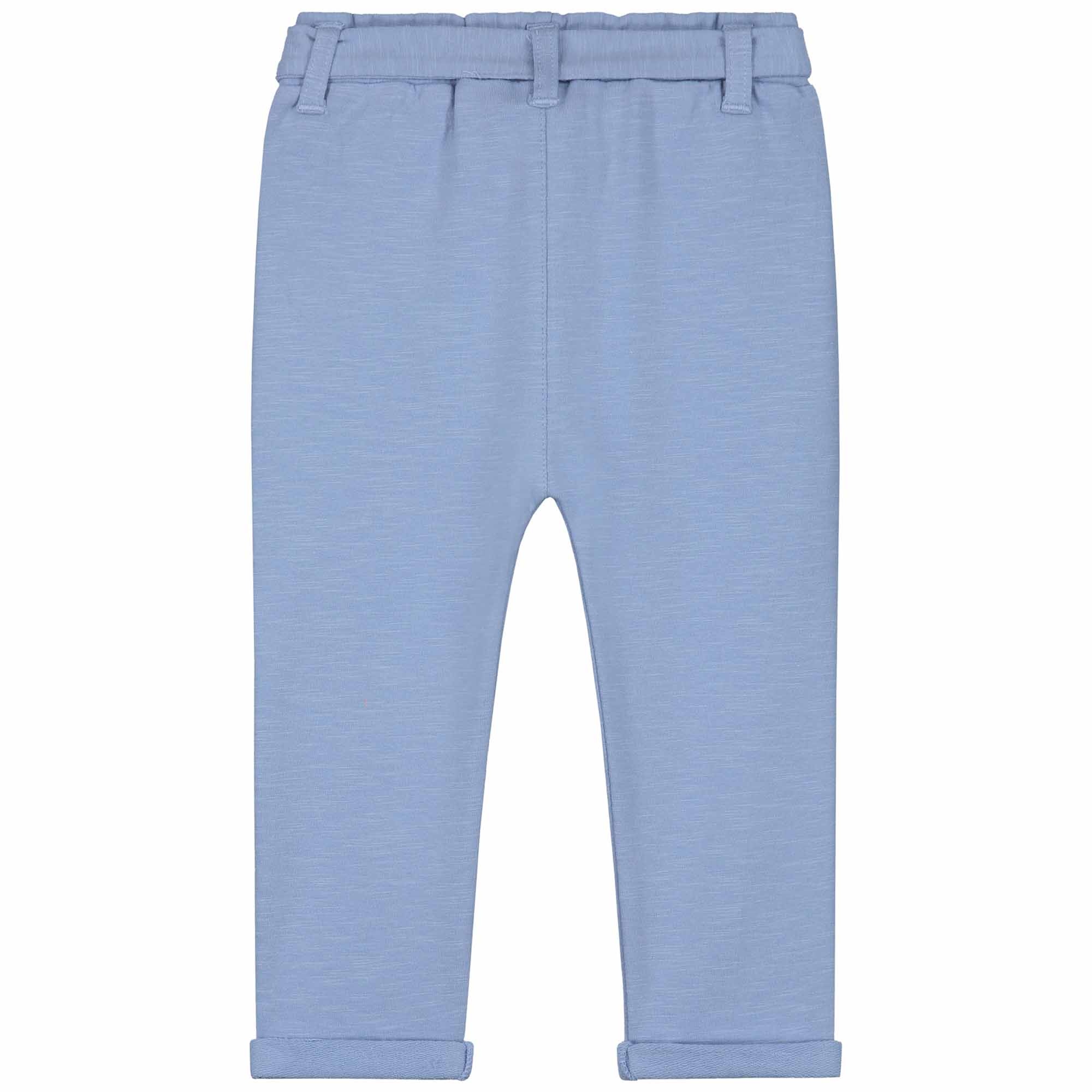 Prénatal baby broek  effen blauw
