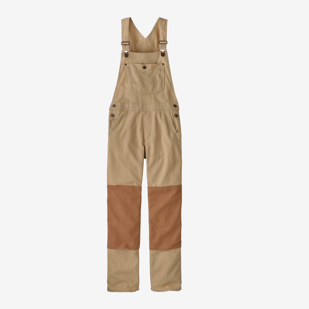 Damen-Latzhose aus Hanf-Canvas für alle Jahreszeiten – Normalgröße