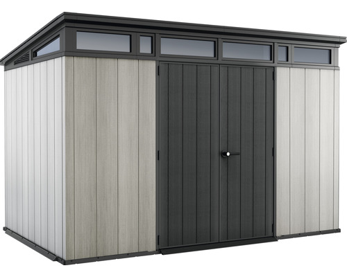 Keter Artisan 11x7 tuinhuis inclusief vloer 342 x 218 cm houtlook