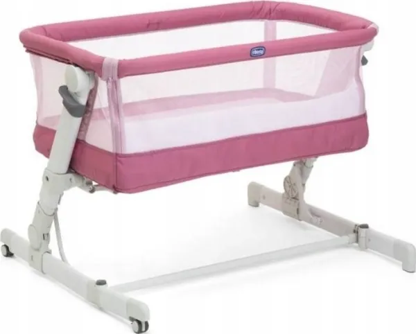 Chicco Next2Me Pop-Up, Vugge, 9 kg, Pige, Lyserød, Hvid, Sammenfoldelig