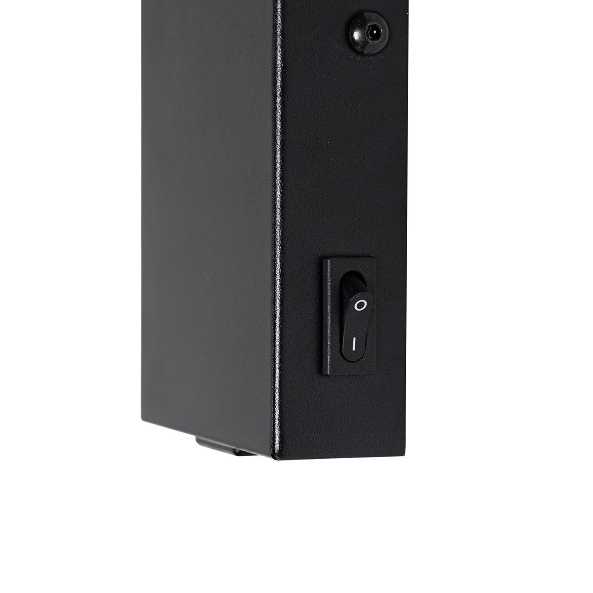 Moderne wandlamp zwart verstelbaar met usb - Croft