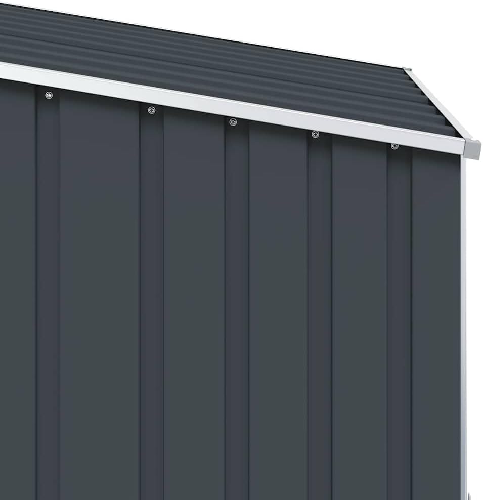 vidaXL Gerätehaus ohne Boden Geräteschuppen Garten Schuppen Gartenhaus Gartenschrank Geräteschrank Anthrazit 87x98x159cm Verzinkter Stahl